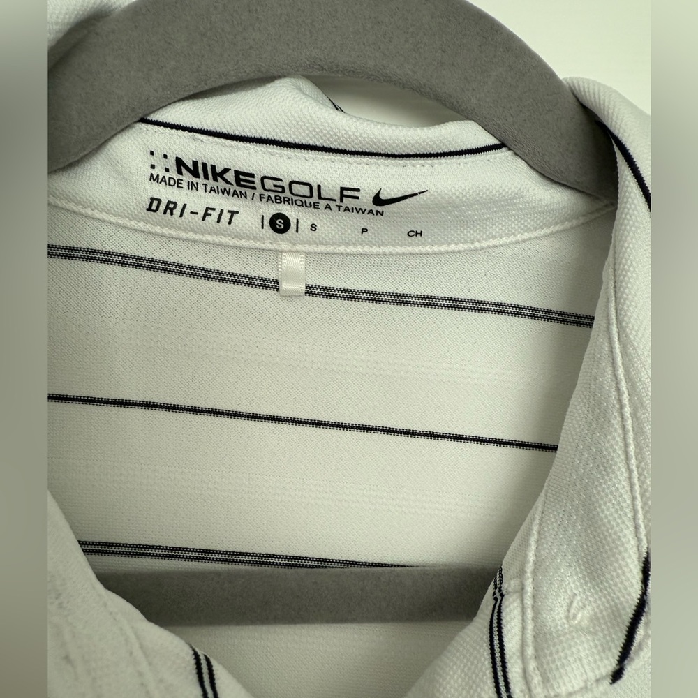 Nike golf Women's Striped Sleeveless Polo Top - Picture 3 of 4